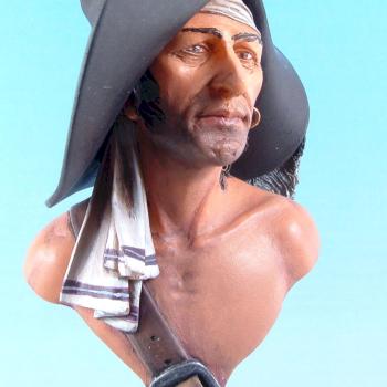 Pirate Bust by gonzo miniatures