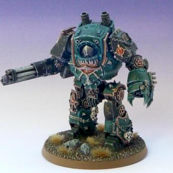 Forge World Sons of Horus Contemptor Dreadnought by SuperblyPaintedMiniatures