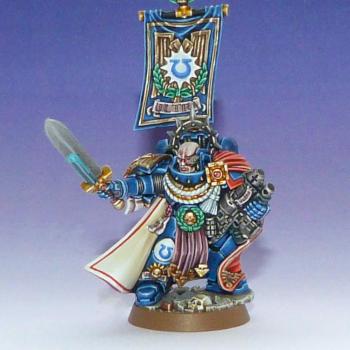 Space Marine Ultramarine Captain by SuperblyPaintedMiniatures