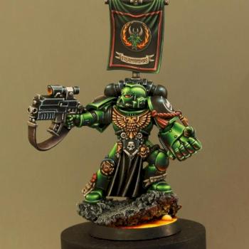 Salamanders space marine by glazed over