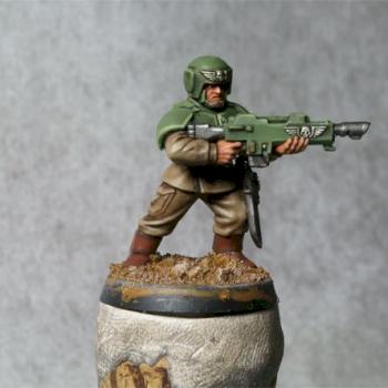 Imperial Guard Guardsman by Walhell