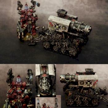 Space Marine Black Templars Thunderfire Cannon by Dante77