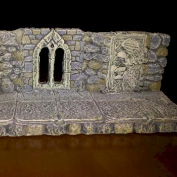 Dwarven Forge Conversion gothic window by DjTherapy