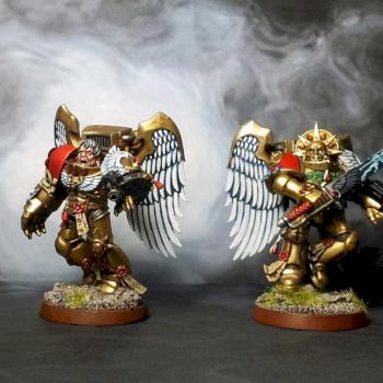 Blood Angels Sanguinary Guard by Pierba