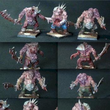 Nurgle plague ogres by TTCombat