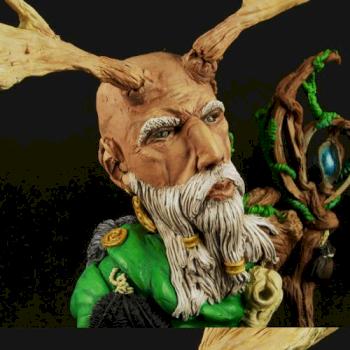 Ancient Forest Druid Bust by Aspen_of_Ocean