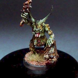 Chaos Daemons Plaguebearer Champion by Dezzo