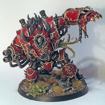 Chaos Crimson Slaughter Helbrute (alternative pic) by DarkEyeStudios