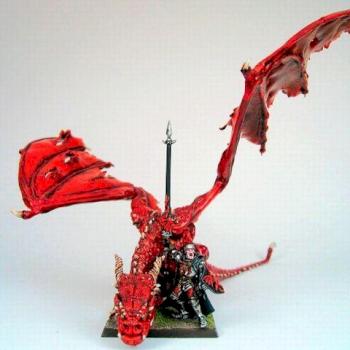 Blood Dragon Vampire Lord w/ Zombie Spined Dragon by shinjikun1