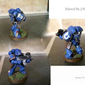 Ultramarine Tactical Marine by jaw x