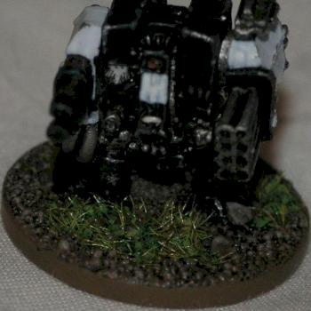 Epic Armageddon - Raven Guard Dreadnought by Glyn Green