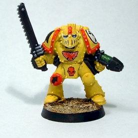 Imperial Fist in Mk3 Power Armour by McCragge