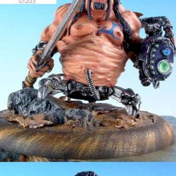 Storm Dragon Gun Servitor by gonzo miniatures