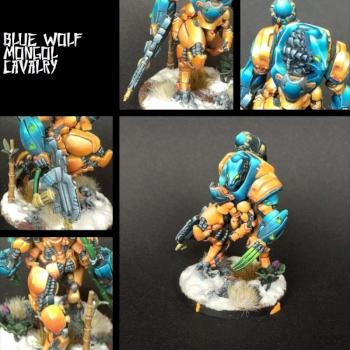 Blue Wolf Mongol Cavalry (Infinity/Yu Jing) by EidolonAlpha