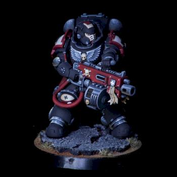 Black Templars heavy intercessor with heavy Bolter by El Sabel