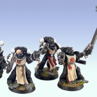 Black Templars Crusader Squad by leprechaun studio