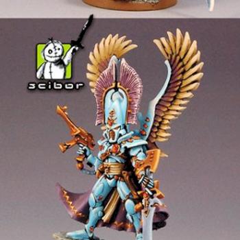 Warhammer 40K Eldar Exarch or Swooping Hawk by Scibor