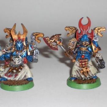 Night Lords Chaos Space Marine Sorcerers by Chosen of Khorne