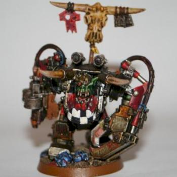 ork warboss by mace