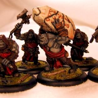 Trollblood Kriel Stonebearer and Scribes by Malveaux