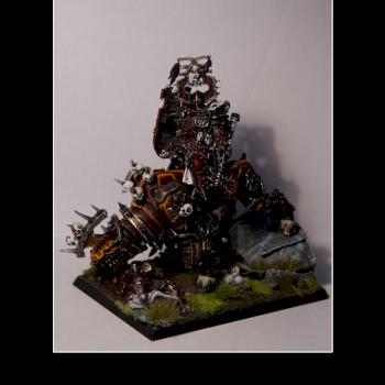 Khorne Lord on Juggernaut by Kumaccio