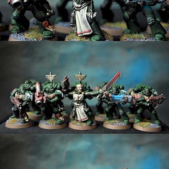 Space Marine Dark Angels Tactical Squad by Purc