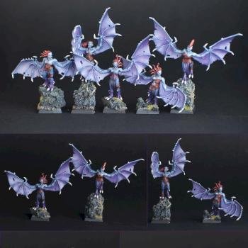 Dark Elf Harpies (Harpy) - conversion by Moorhed