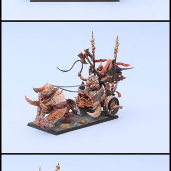 Warriors of Chaos - Gorebeast Chariot by lono