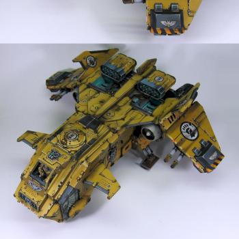 Imperial Fists Storm Eagle by Wappellious