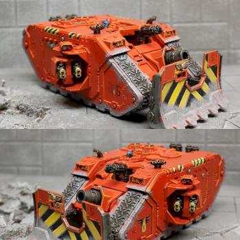 Blood Angels Land Raider Ares by EmperorsChampion