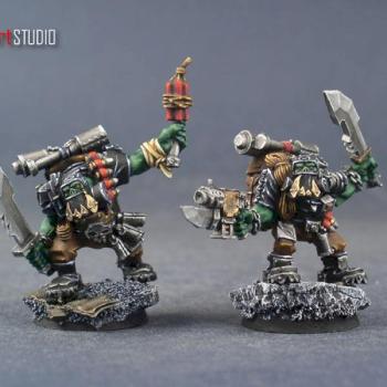 WH 40K Ork Kommandos by Toffgd