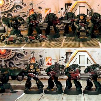 Star Quest Dark Angels Squad by Mr.Knegge