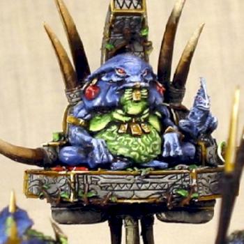 Lizardmen Slann by cRheretic