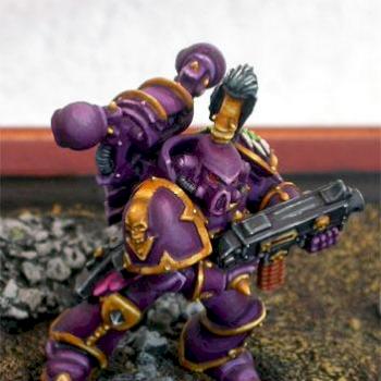 Emperor's Children Chaos Marine by dresch