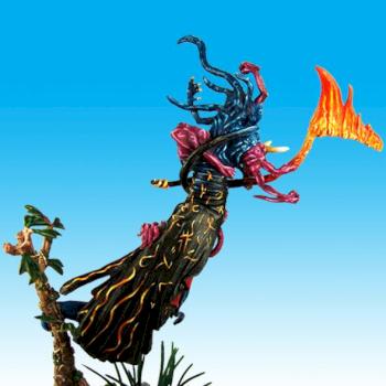 Tzeentch Exalted Daemon (Back View) by Jambot13