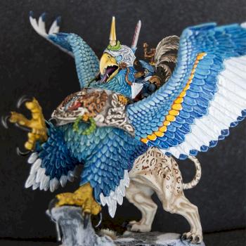 Empire Hero on Imperial Griffin/Karl Franz On DeathClaw Warhammer Age of Sigmar by ignaciovidal