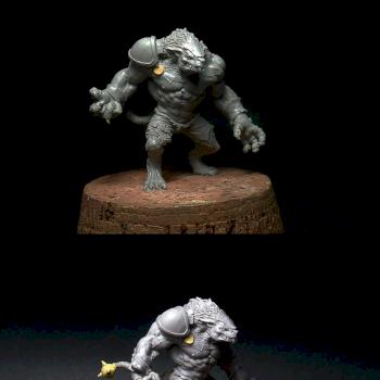 Rat ogre - Willy miniatures by poisonauta