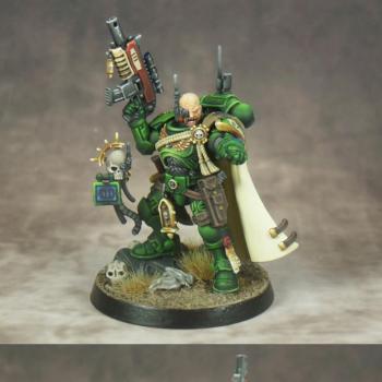 Dark Angels Primaris Captain in Phobos Armor Warhammer 40k by Kuribo