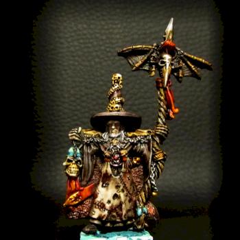 Warhammer Battle  Necromancer Heinrich Kemmler . by Hexagone Club