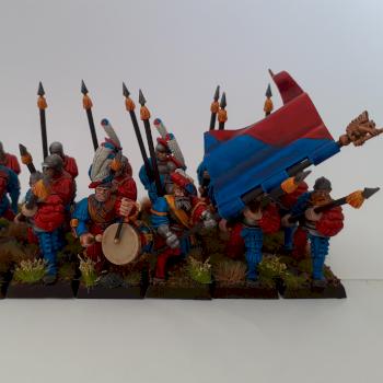 Warhammer Fantasy Battles 6th Edition - Empire Spearmen (Altdorf) by QuothUK