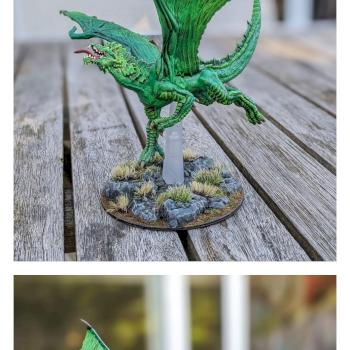 Young Green Dragon by Lovis