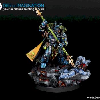 Alpharius  Primarch of the Alpha Legion by DEN of IMAGINATION