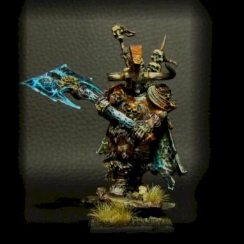 Warhammer Battle krell Wight King with Black Axe . by Hexagone Club