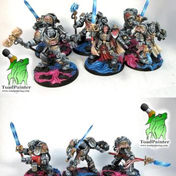 Grey Knights Captain Stern & Terminators by Toadpainter