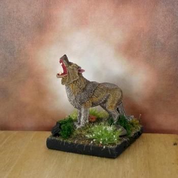 Ral Partha Howling Wolf by Dead Bard Miniatures