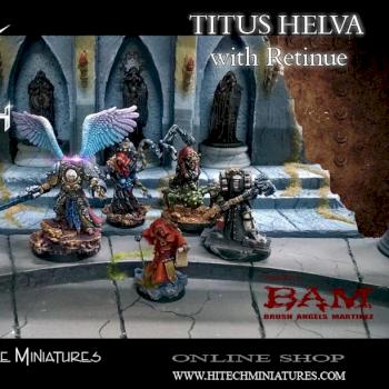 Titus Helva and retinue Hitechminiatures by hitechminiatures2