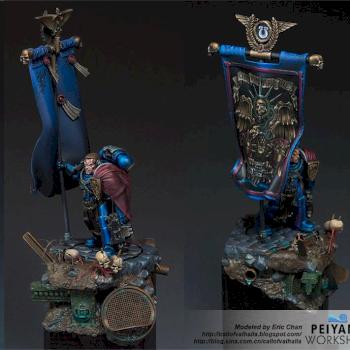 Ultramarines standardbearer 2 by EricChan