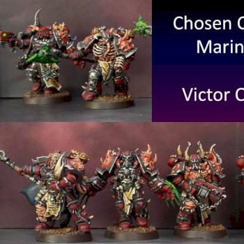 Word Bearer Chaos Space Marines by neojarlaxe