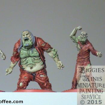 Zombicide Berserker Exclusives Fatty & Walkers by Biggiesminis