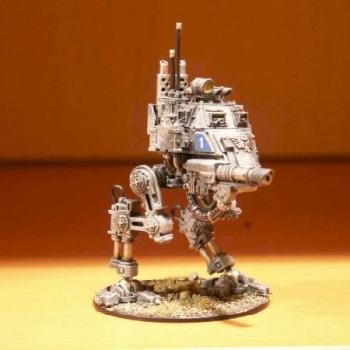 Imperial Guard Sentinel (Steel Legion) by hhell